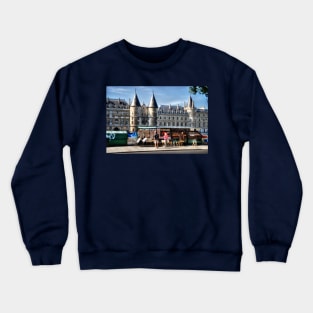 Conciergerie Prison on the Ile de la Cite, Paris, France Crewneck Sweatshirt